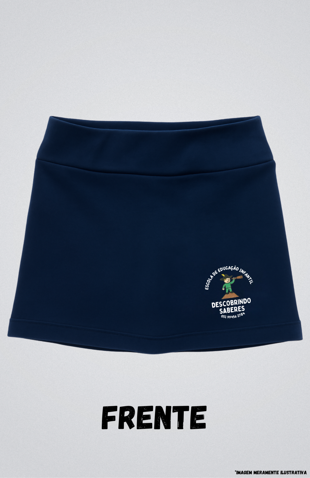 Short-Saia Poliester