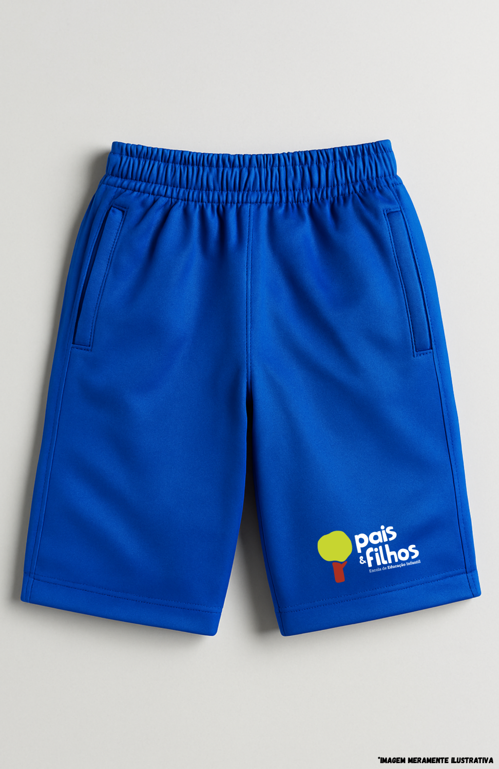 Bermuda Masculina Malha Colegial
