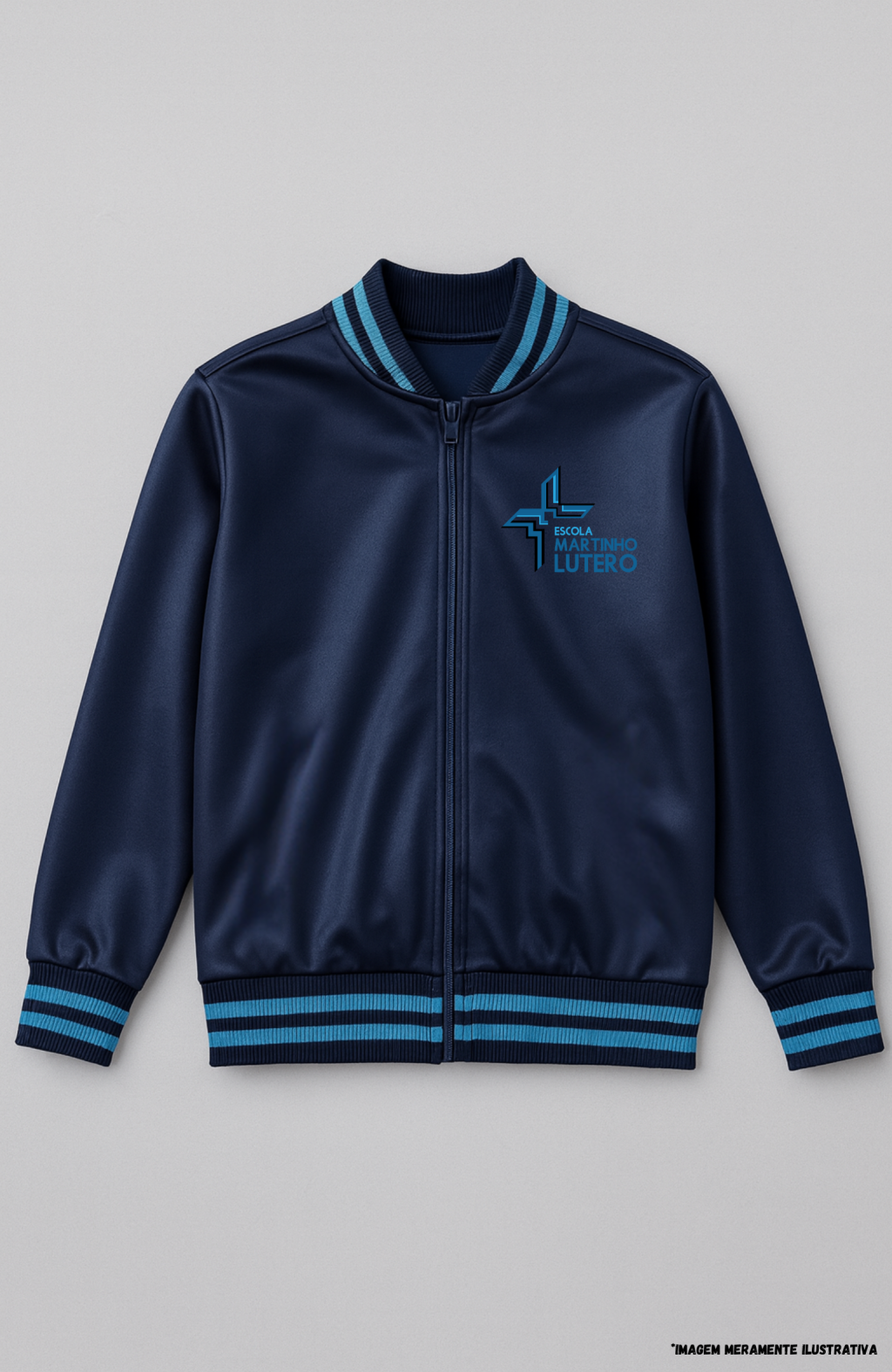 Casaco Americano Malha Colegial