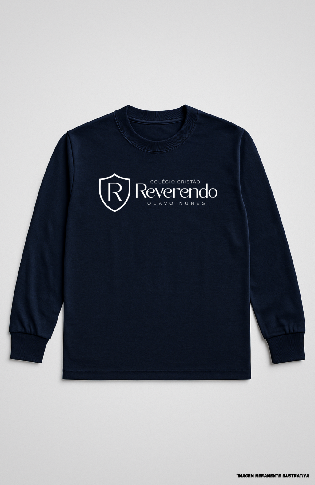 Camiseta Manga Longa em Poliviscose