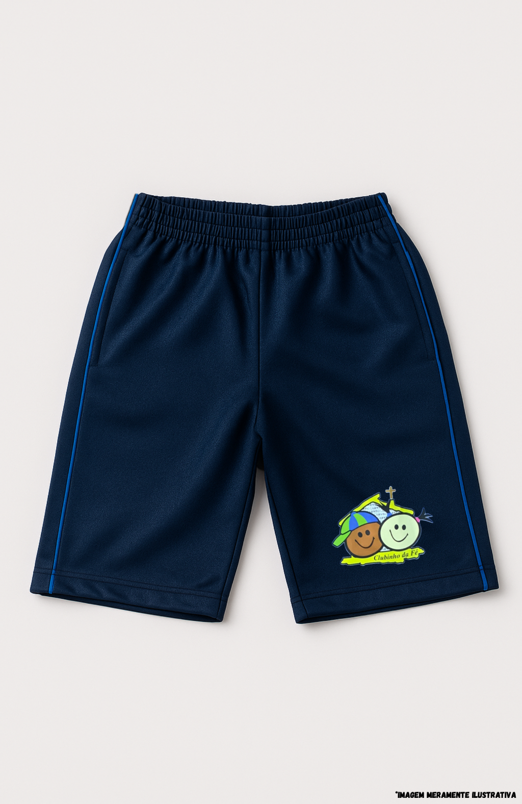 Bermuda Masculina em Malha Colegial