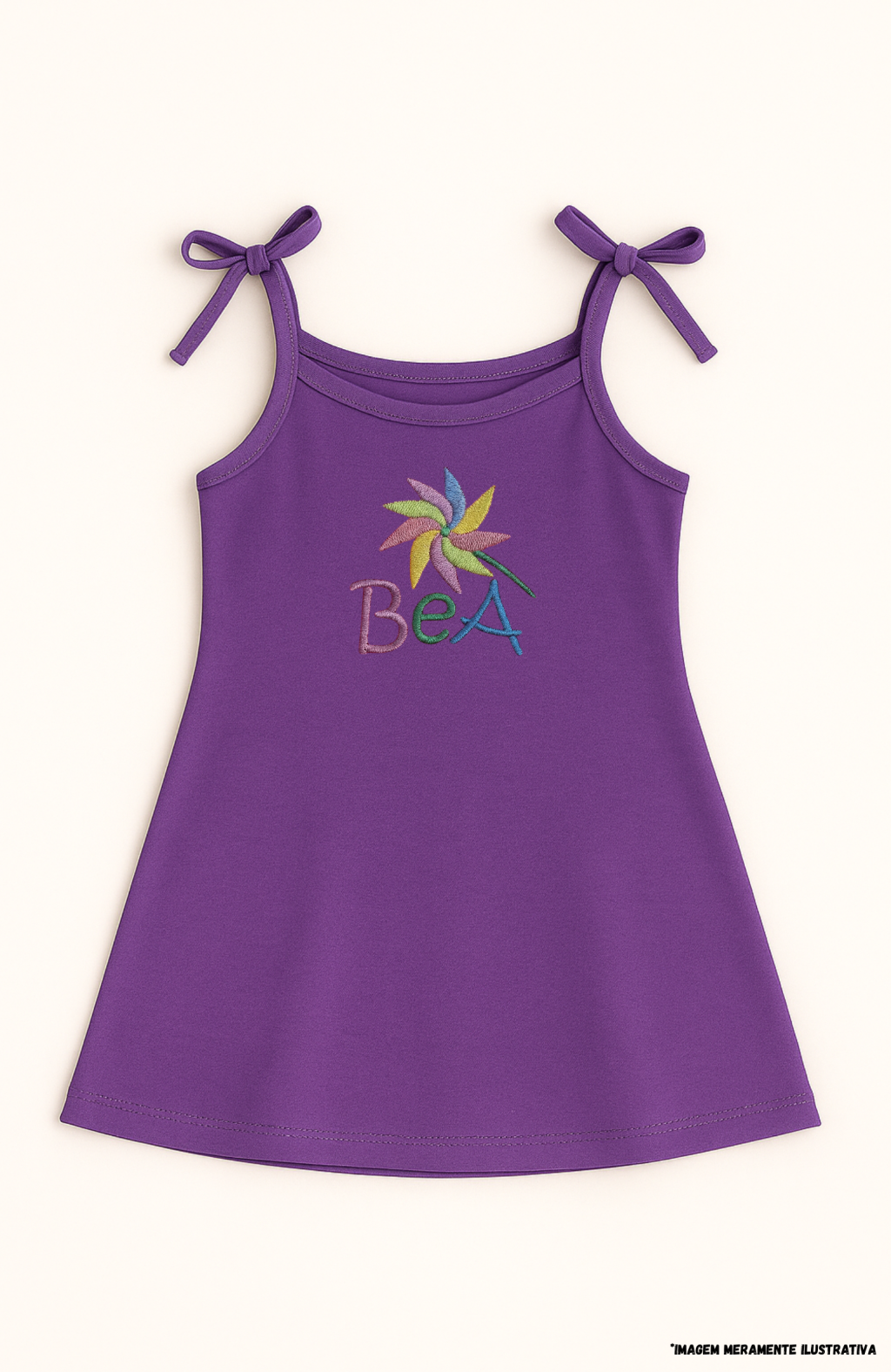 Vestido de Tirinhas em Poliviscose