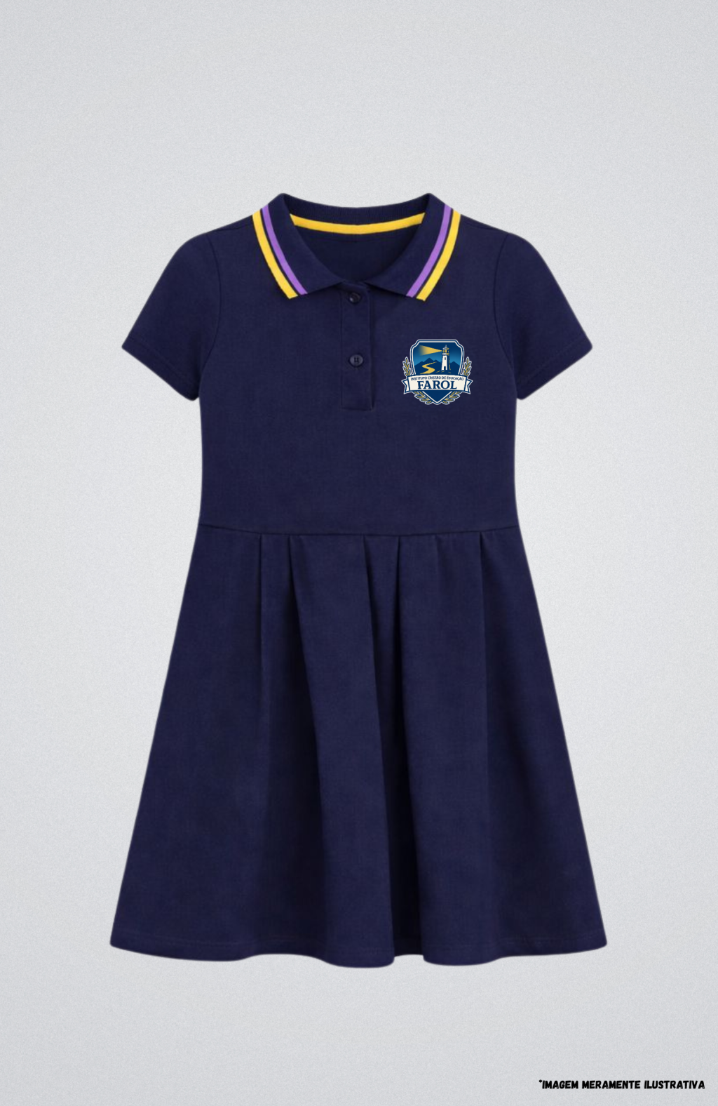 Vestido Polo em Malha Piquet