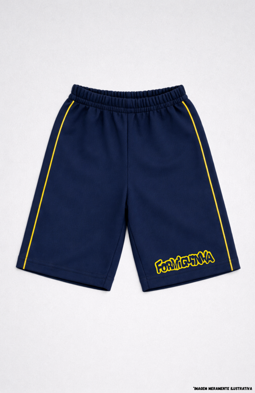 Bermuda Masculina Malha Colegial