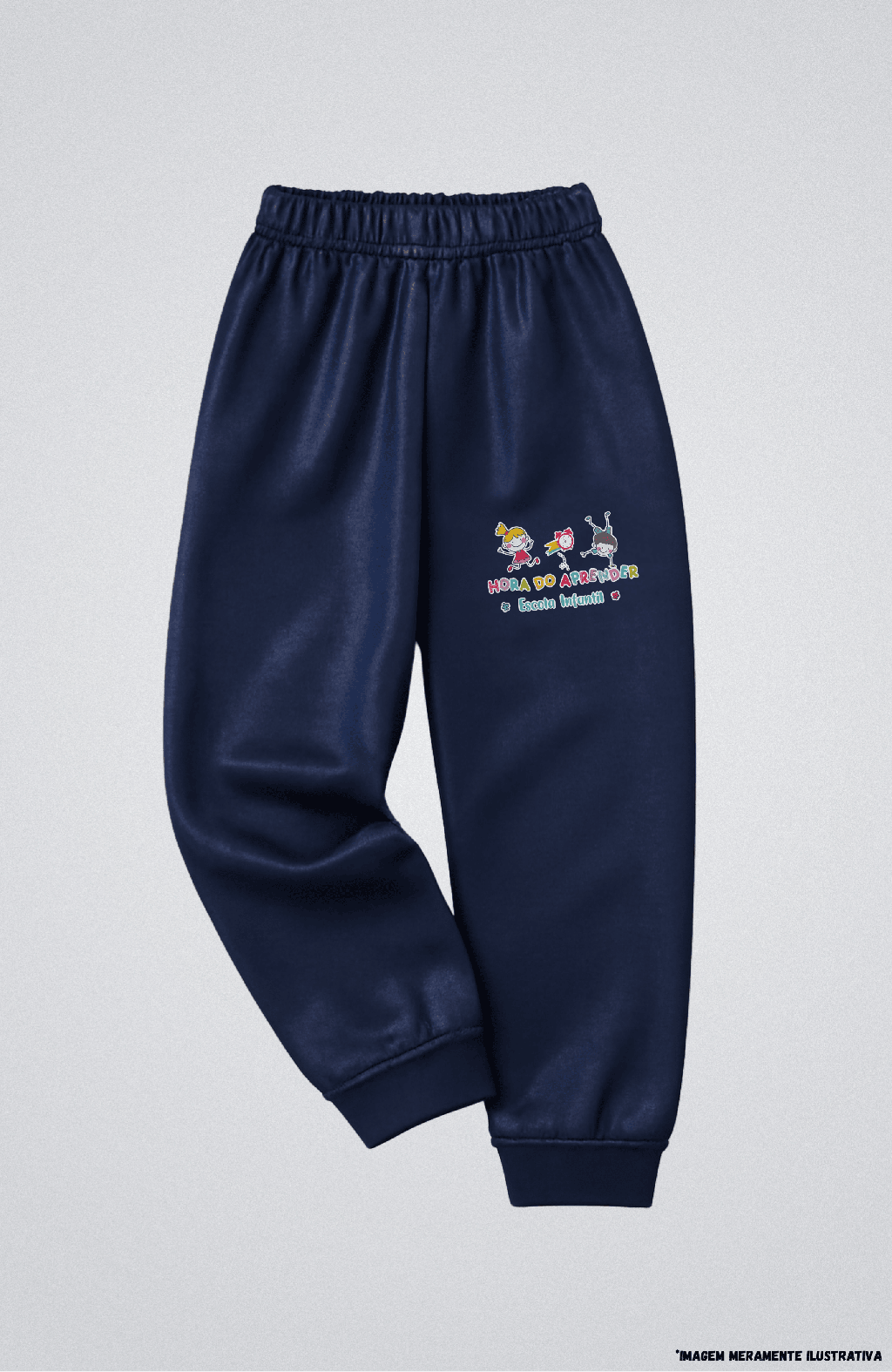 Calça Unissex Malha Colegial COM Pelúcia