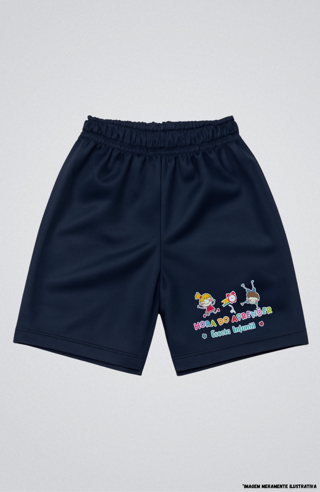 Bermuda Masculina Malha Colegial