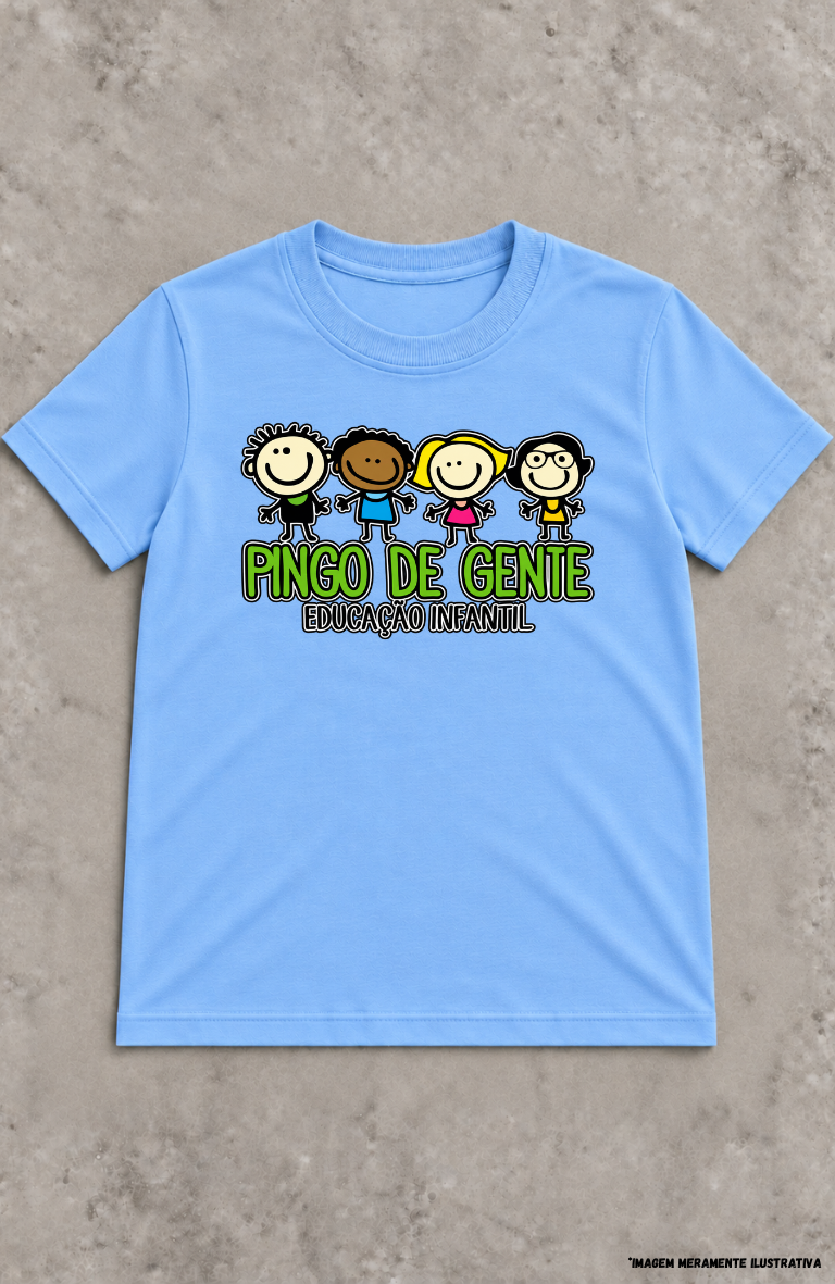 Camiseta Manga Curta em Poliviscose