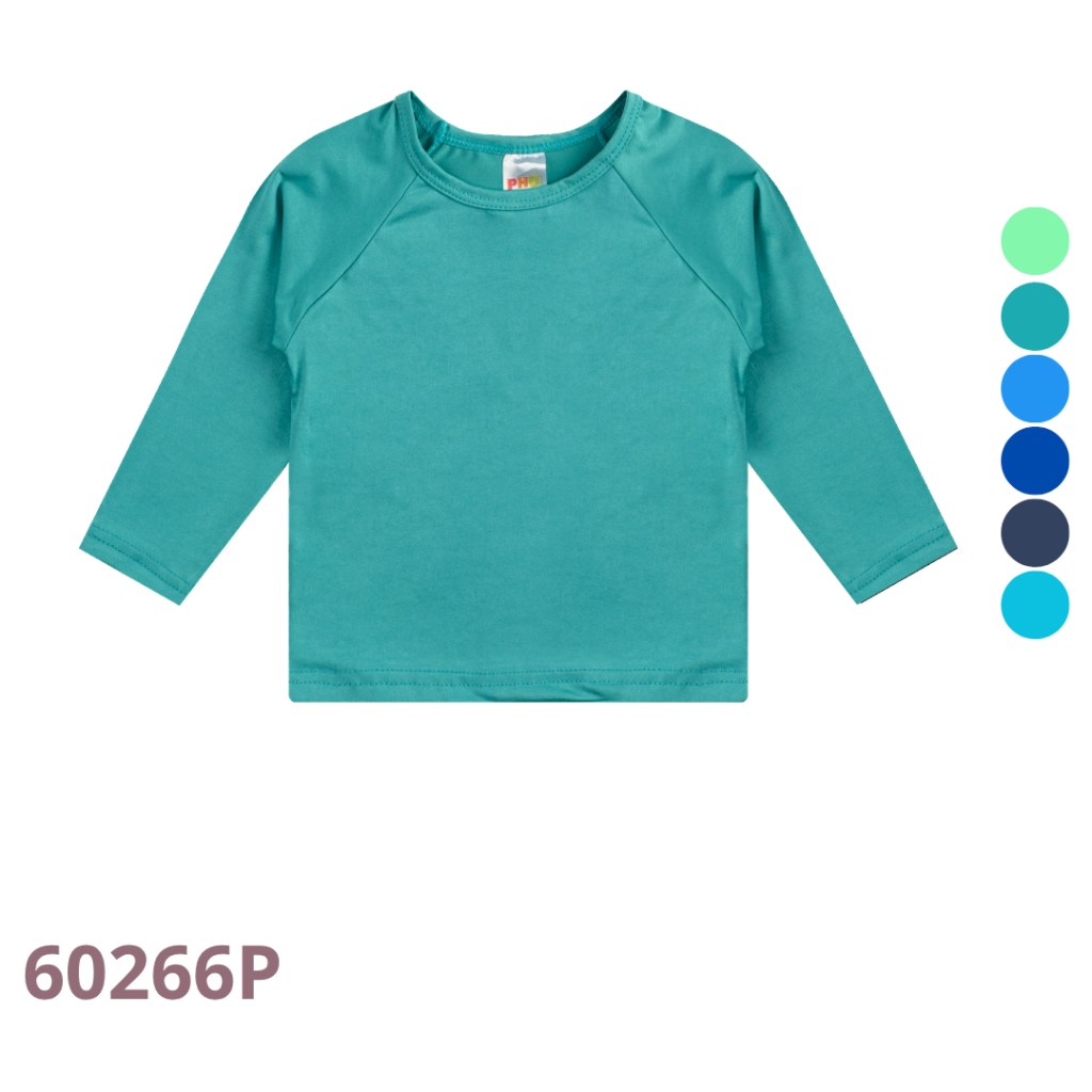 KIT 3 BLUSA RAGLÃ MANGA LONGA 
