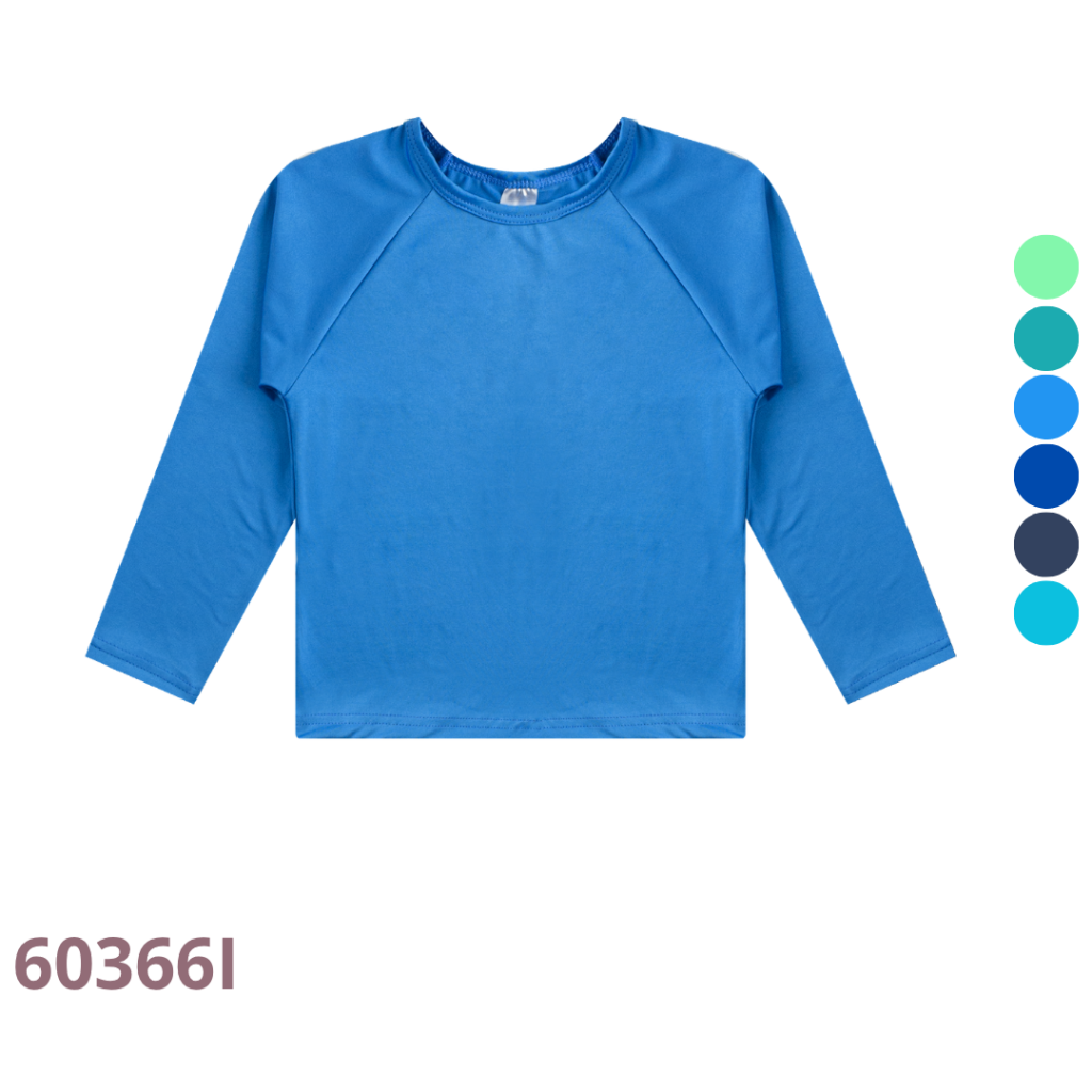KIT 3 BLUSA RAGLÃ MANGA LONGA 