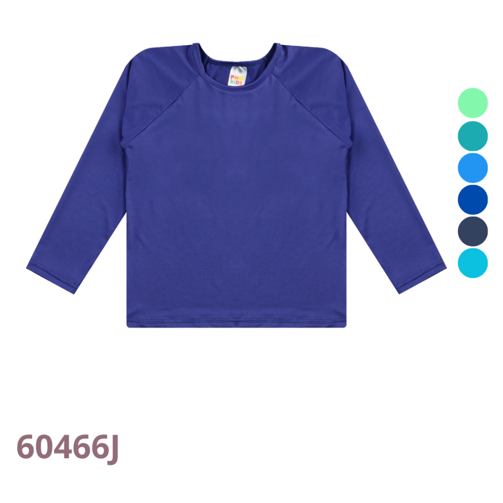 KIT 4 BLUSA RAGLÃ MANGA LONGA