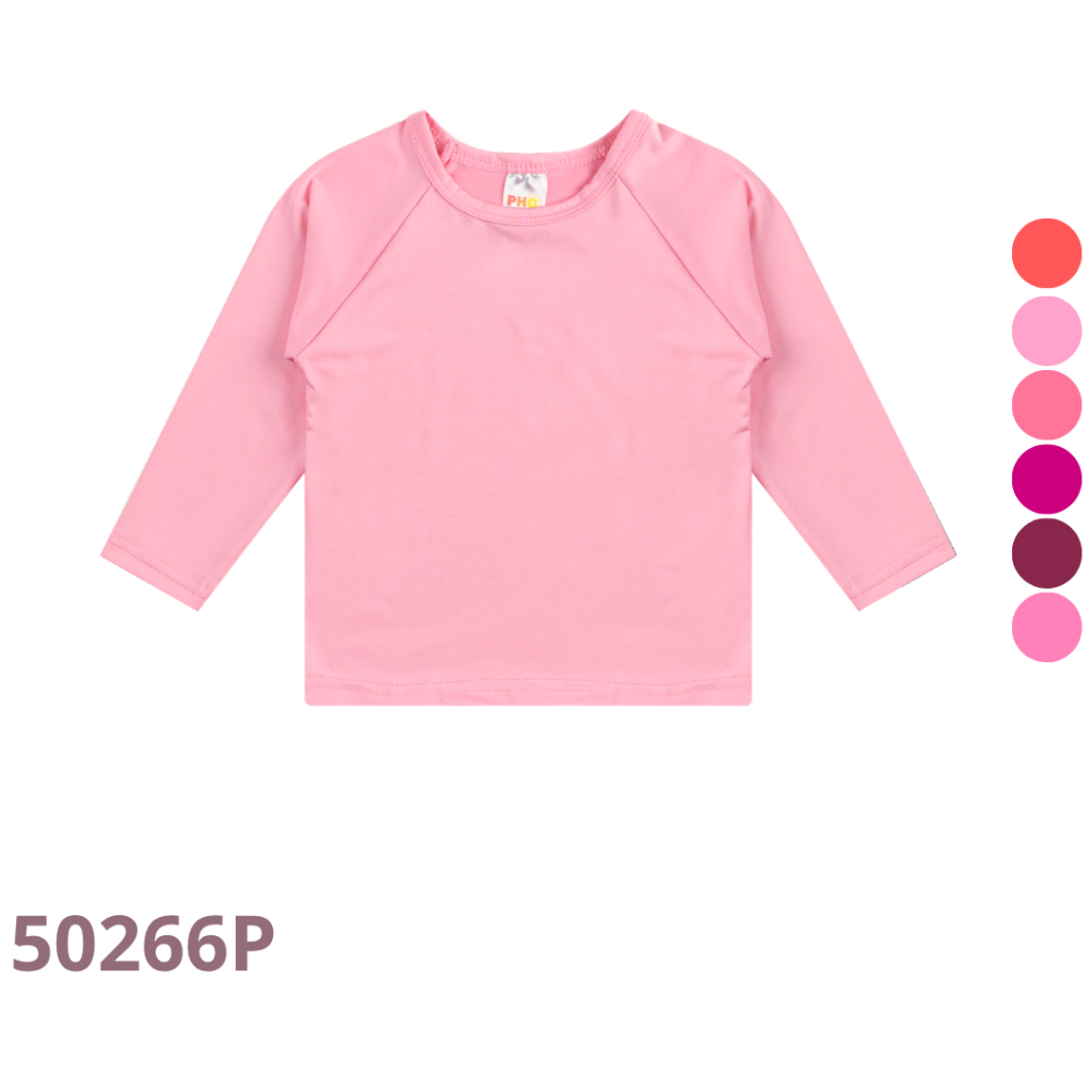 KIT 3 BLUSA RAGLÃ MANGA LONGA
