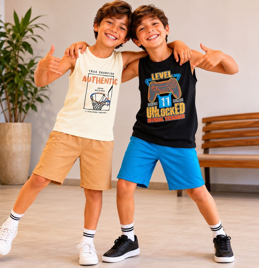   KIT 96 CONJUNTO REGATA E BERMUDA | 10AO16