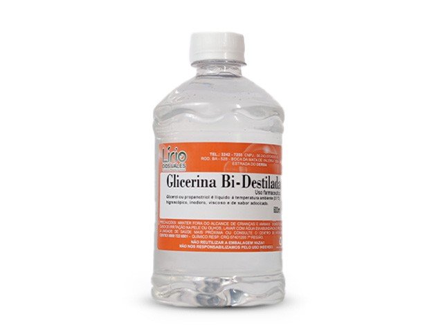 Glicerina Vegetal Bi-Destilada 500ML