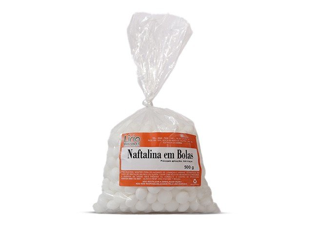 Naftalina em Bolas 500g