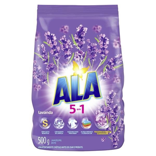 Sabão em Pó Ala Lavanda Pacote 400g