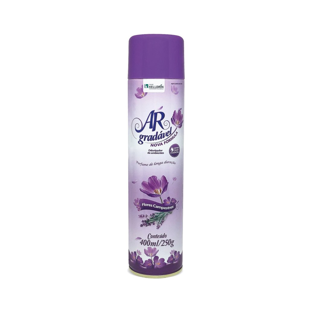 Odorizador Ar Gradável Flores Campestres Kelldrin 400ml