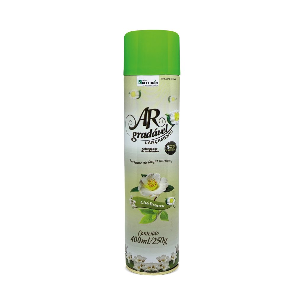 Odorizador Ar Gradável Chá Branco Kelldrin 400ml