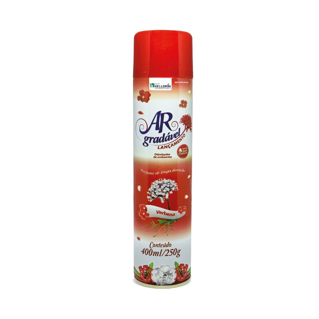 Odorizador Ar Gradável Verbena Kelldrin 400ml