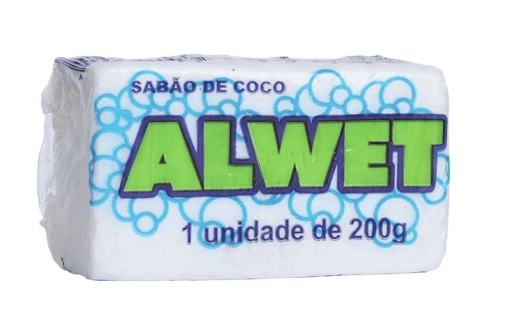 Sabão de Coco em Barra Alwet 200g