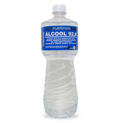 Álcool Elítico Hidratado 92,8° Flamagel 1LT