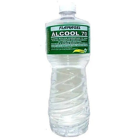 Álcool Elítico Hidratado 70° INPM Flamagel 1LT