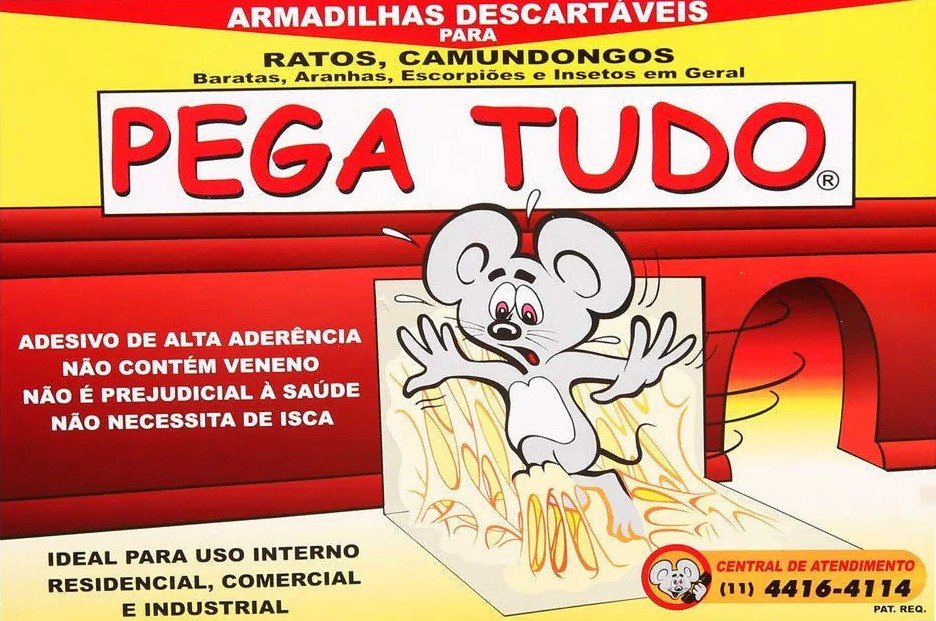 Ratoeira Adesiva Pega Tudo Und