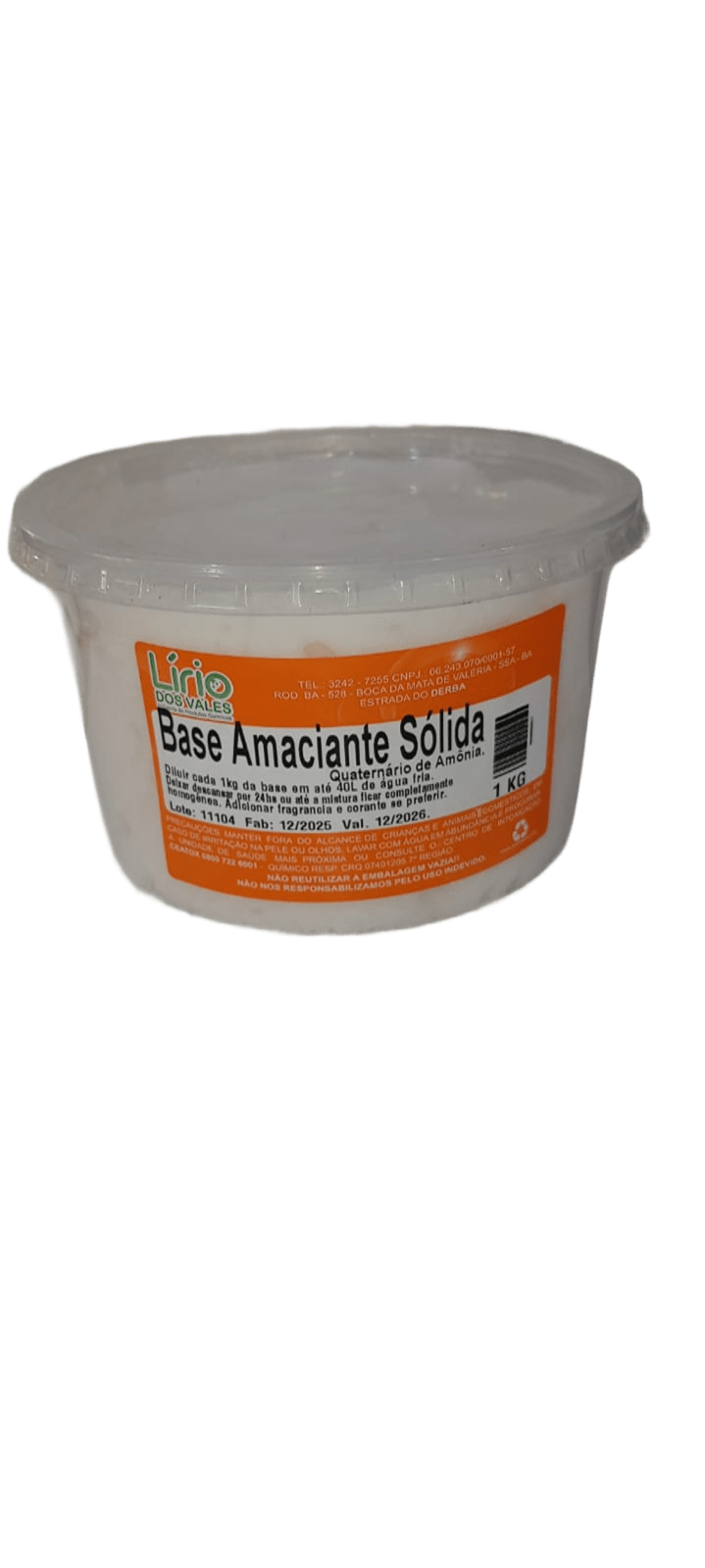 Base Amaciante Sólida 1Kg