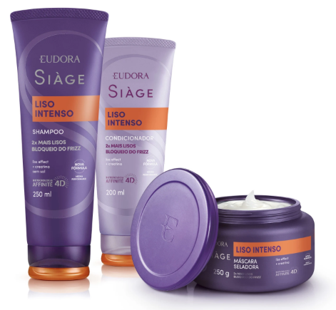 KIT SHAMPOO + CONDICIONADOR + MASCARA EUDORA 