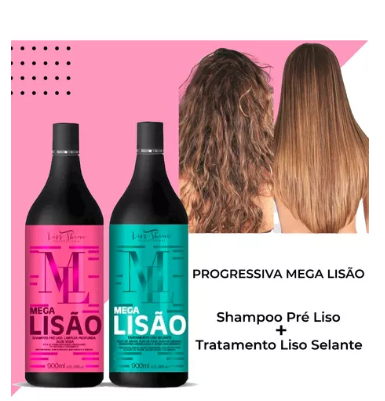 KIT SHAMPOO+COND LISS SHIN PROFISSIONAL MEGA LISÃO 900ML