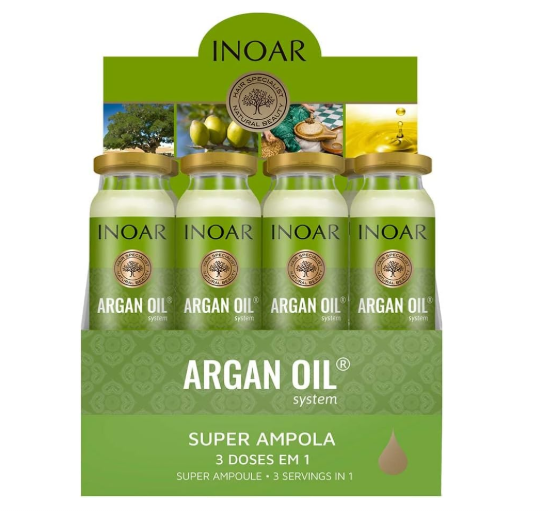 AMPOLA CAPILAR ARGAN OIL INOAR 
