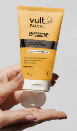 GEL DE LIMPEZA ANTIOXIDANTE VITAMINA C VULT 150G