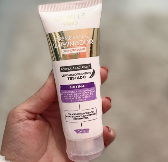 HIDRATANTE FACIAL ILUMINADOR LA BELLE 