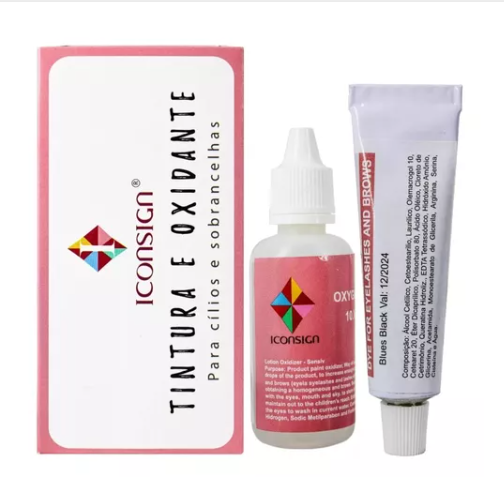 Tintura Para Cílios E Sobrancelhas Iconsign Com Oxidante
