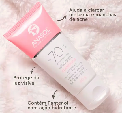 PROTETOR SOLAR CLAREADOR ANASOL FPS70