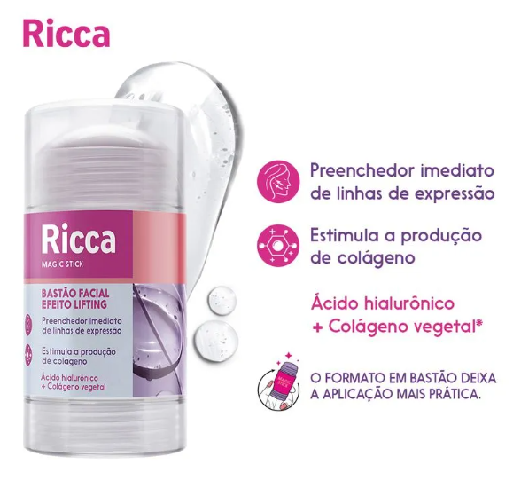 BASTÃO FACIAL EFEITO LIFTING RICCA