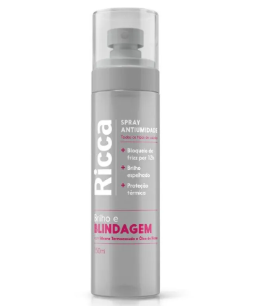 Spray Antiumidade Ricca Brilho e Blindagem 150ml