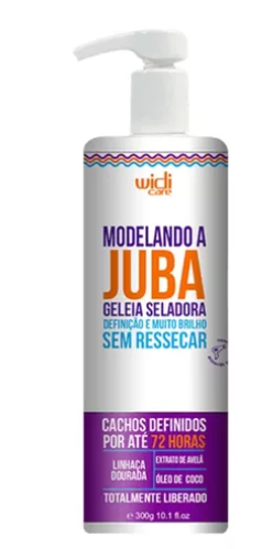 Juba Geleia Seladora Cachos Definidos 300g Widi Care Modelando A Juba