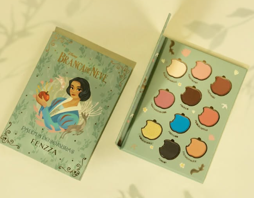 PALETA DE SOMBRA BRANCA DE NEVE  FENZZA