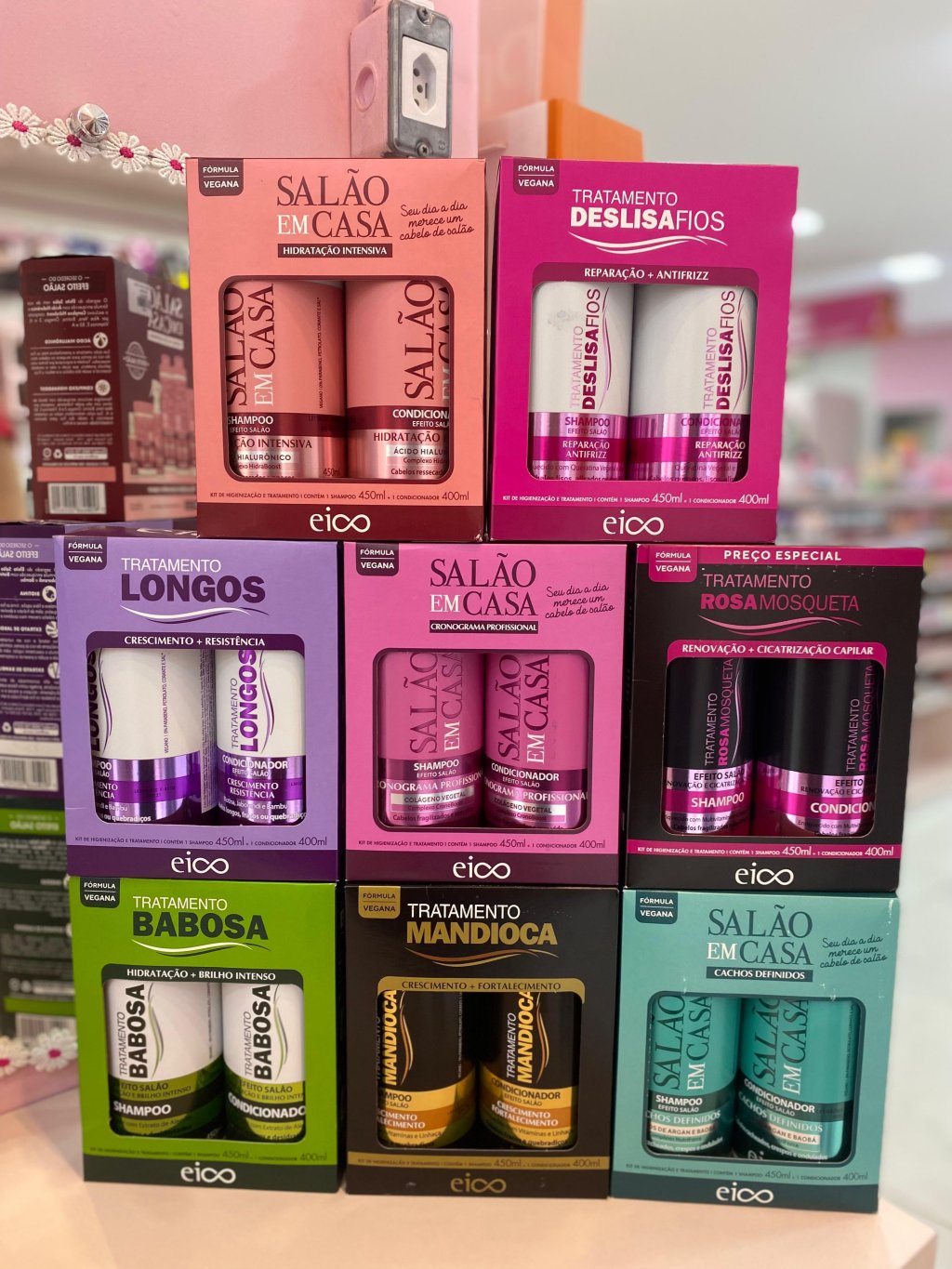 KIT EICO SHAMPOO E CONDICIONADOR 450ML 