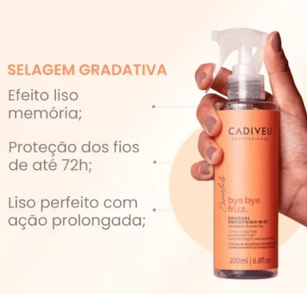 Fluido Cadiveu Bye Bye Frizz 200ml - Selagem Gradativa