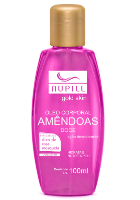 ÓLEO CORPORAL AMÊNDOAS NUPILL 100ML