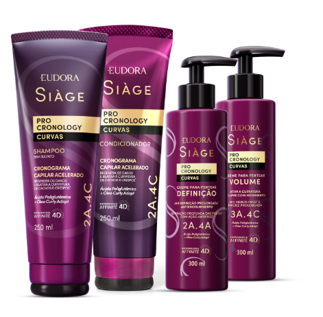 Combo Siàge Pro Cronology Curvas (4 itens)