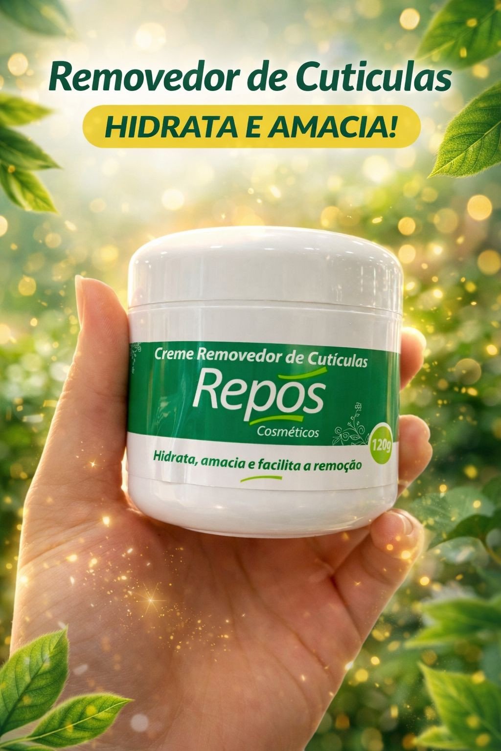 CREME REMOVEDOR DE CUTÍCULAS REPOS 120G