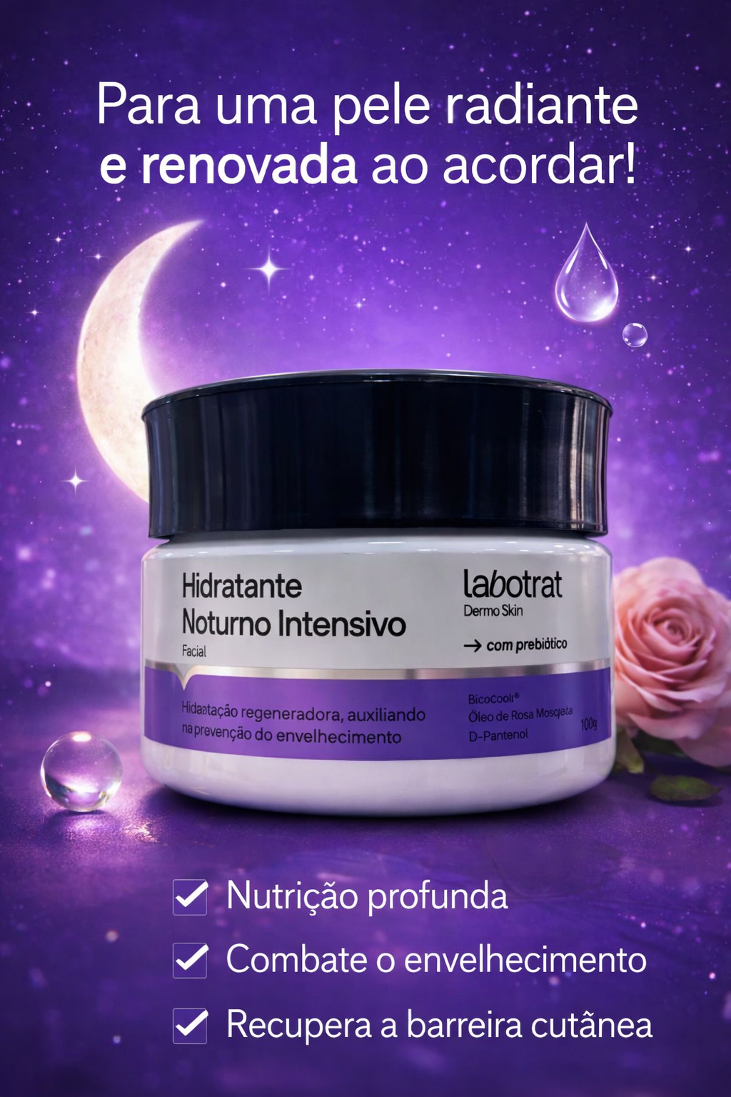 HIDRATANTE NOTURNO LABOTRAT 100G