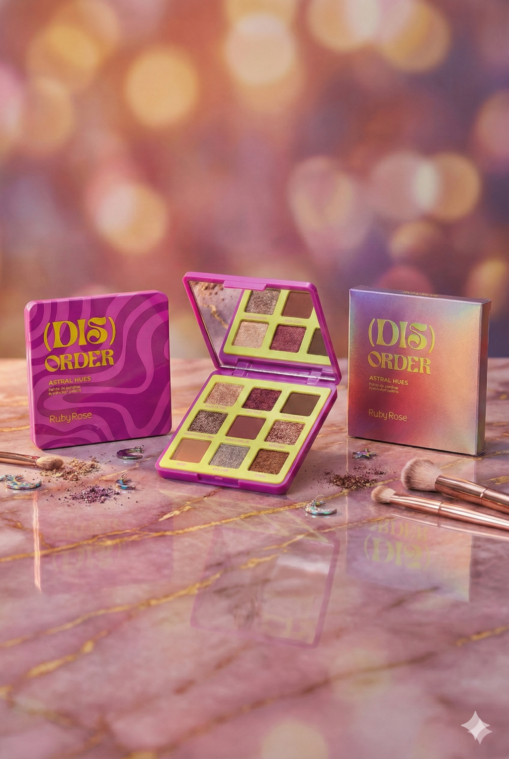 PALETA ASTRAL HUES RUBY ROSE