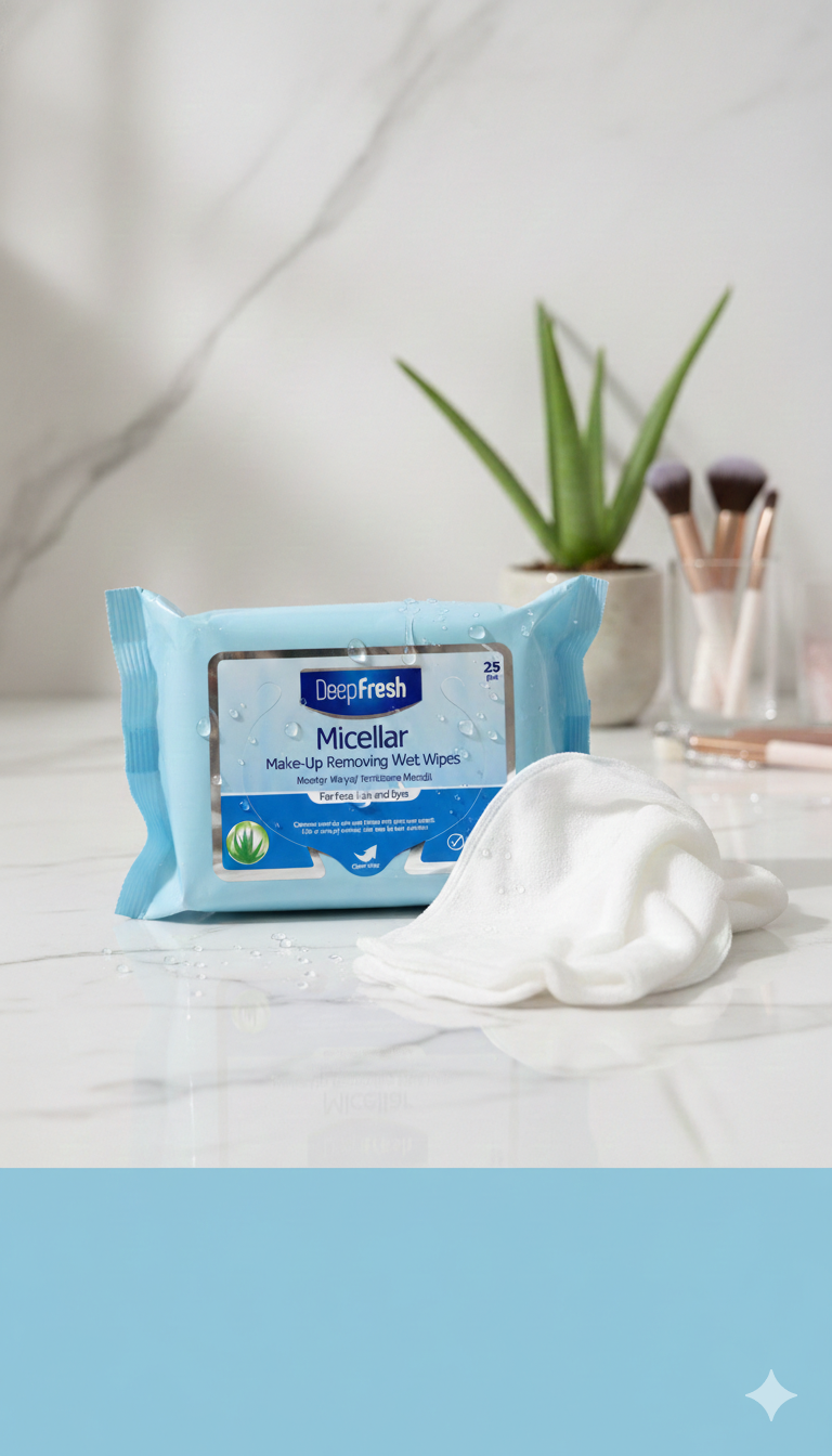 LENÇO DEMAQUILANTE MICELAR DEEP FRESH