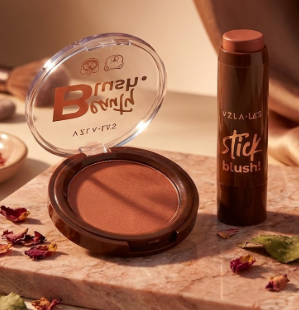 BLUSH STICK + COMPACTO VIZZELA