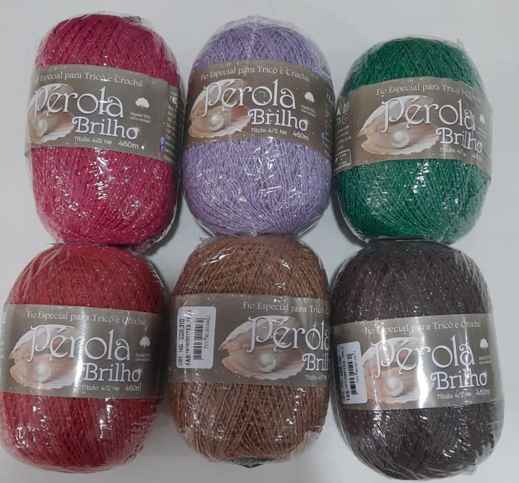 Linha perola com brilho