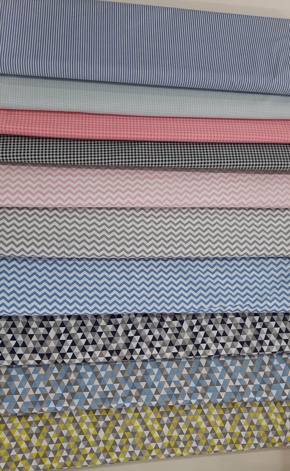 Tecido Tricoline 100% algodão 