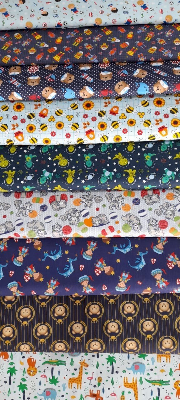 Tecido Tricoline 100% algodão 